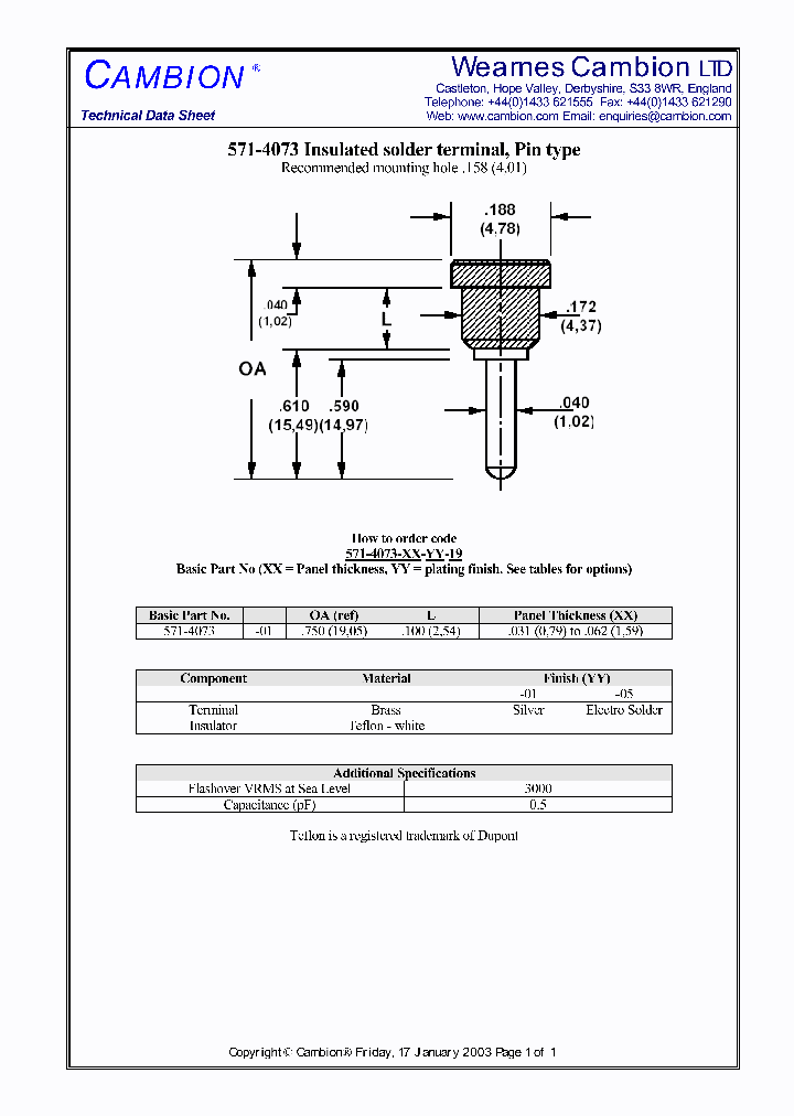 571-4073_5008968.PDF Datasheet