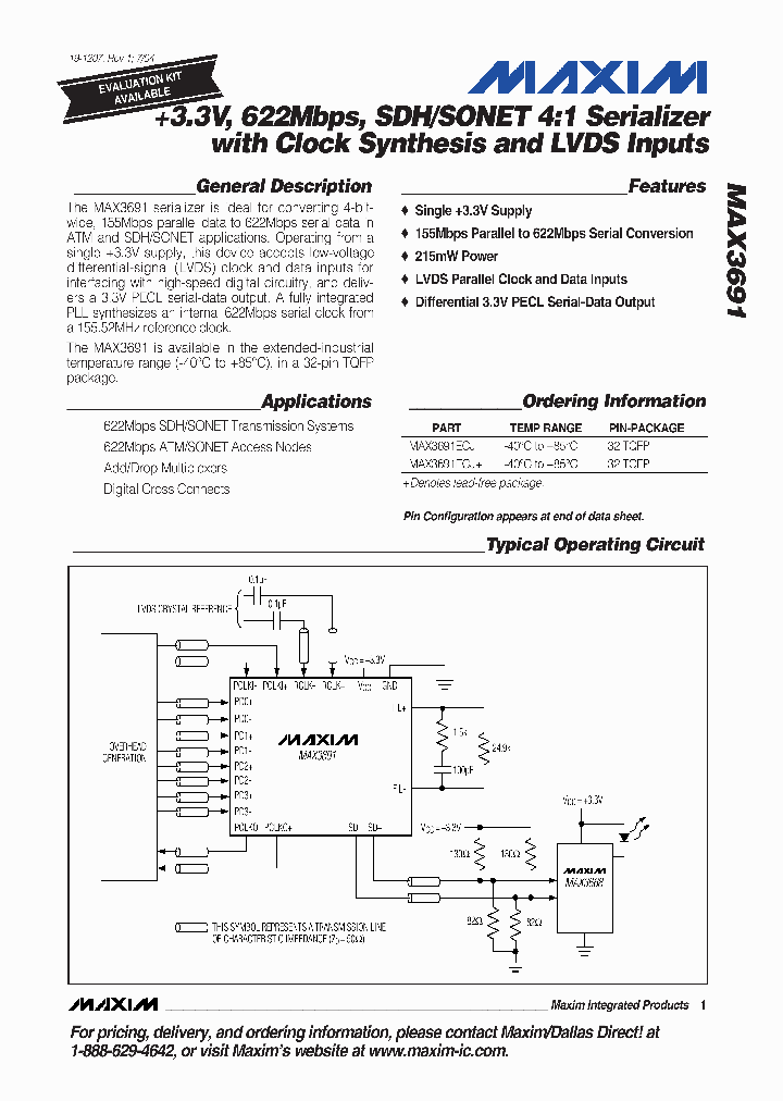 MAX3693ECJ_5010130.PDF Datasheet