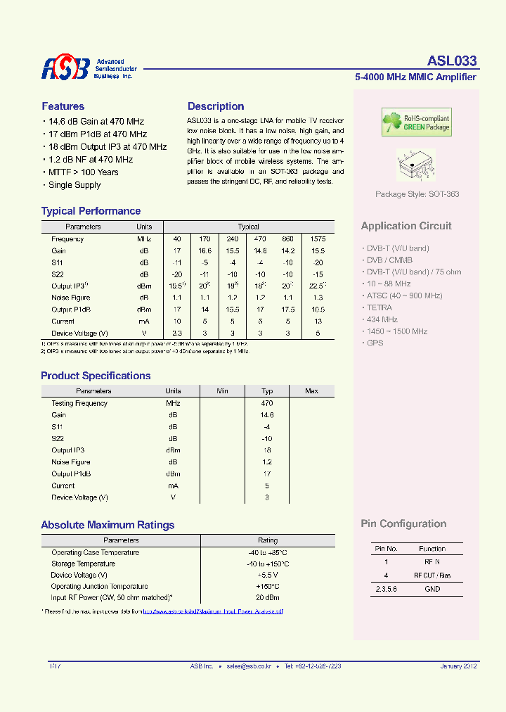 ASL033_5008626.PDF Datasheet