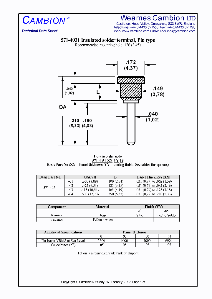 571-4031_5008959.PDF Datasheet