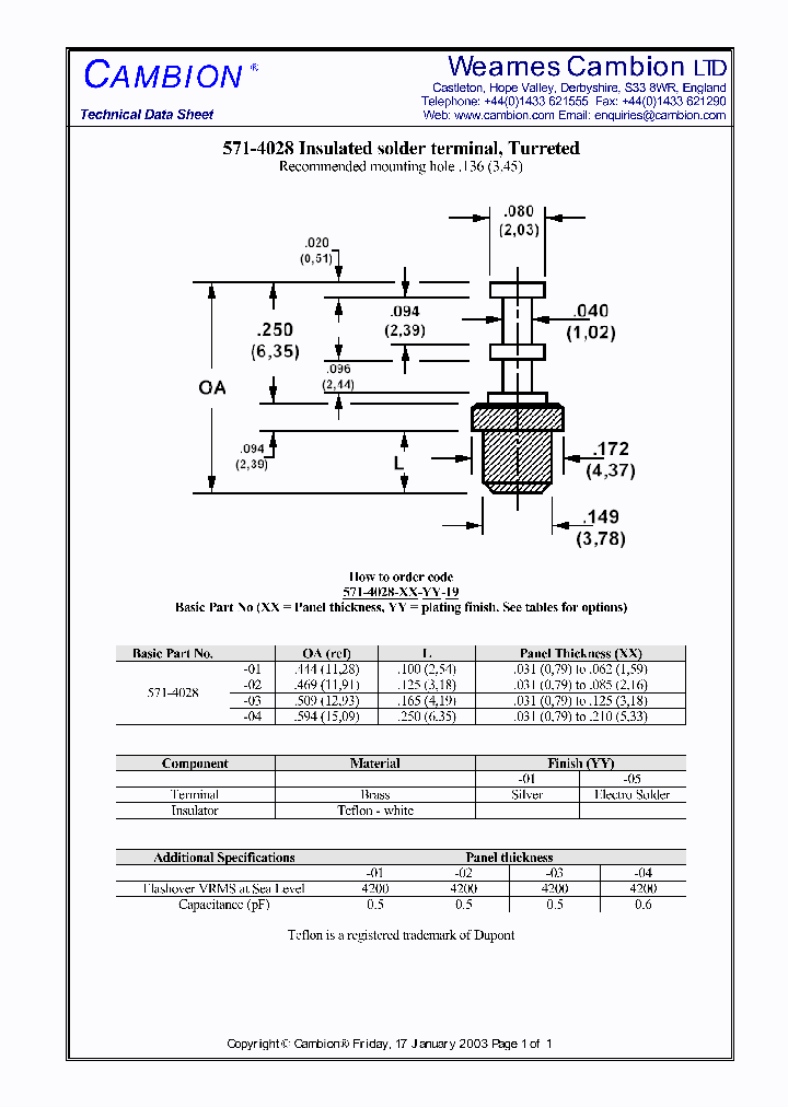 571-4028_5008956.PDF Datasheet