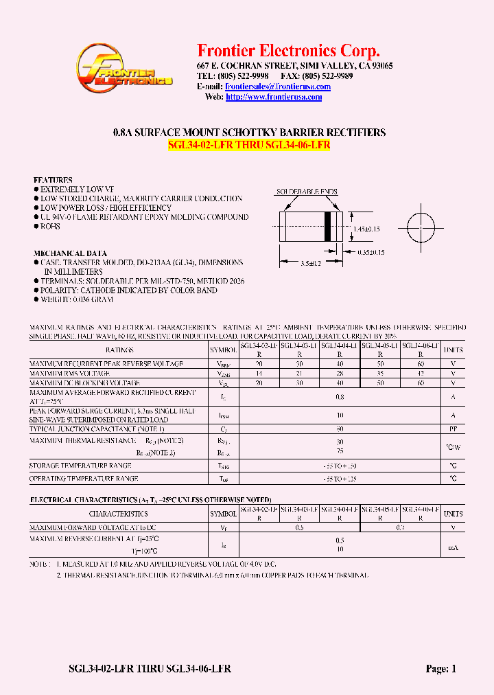 SGL34-02-LFR_5007536.PDF Datasheet