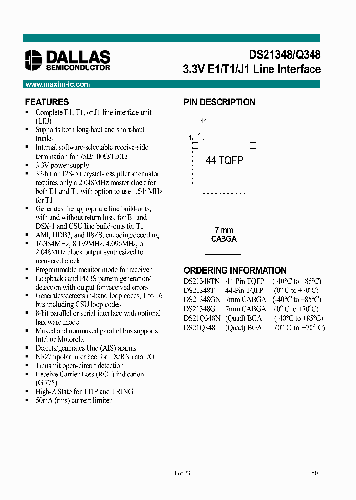DS21Q348N_5009636.PDF Datasheet