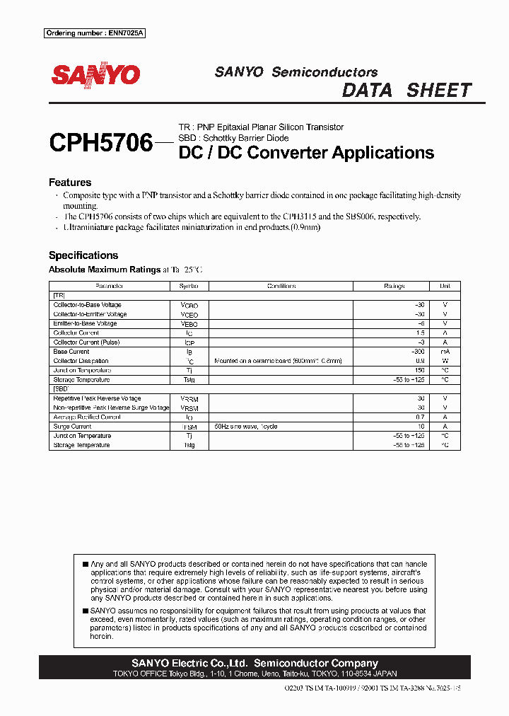 CPH5706_5013942.PDF Datasheet