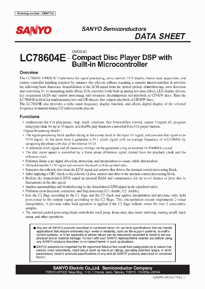 LC78604E_5008229.PDF Datasheet