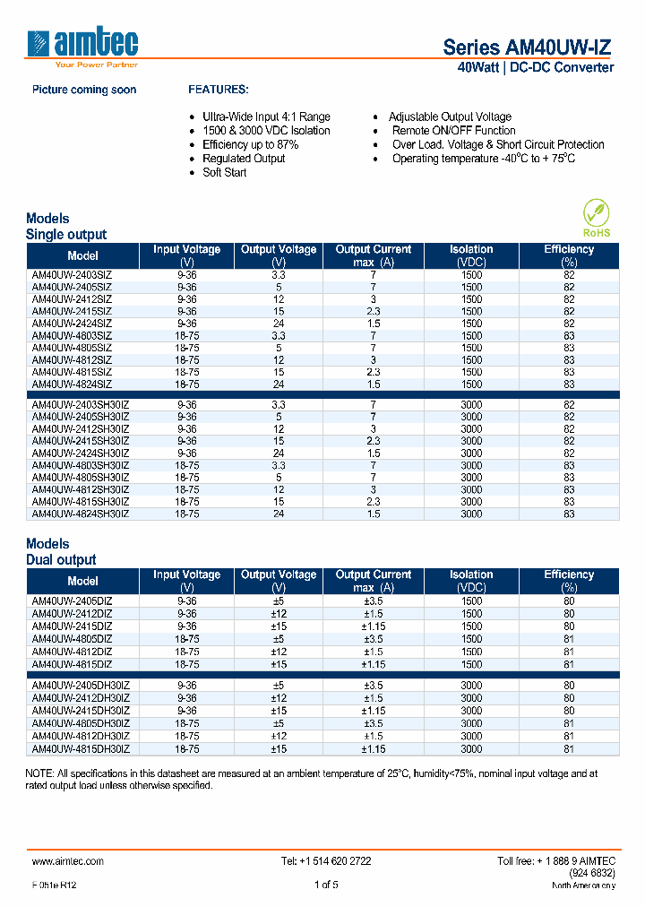 AM40UW-2412DH30IZ_5016087.PDF Datasheet