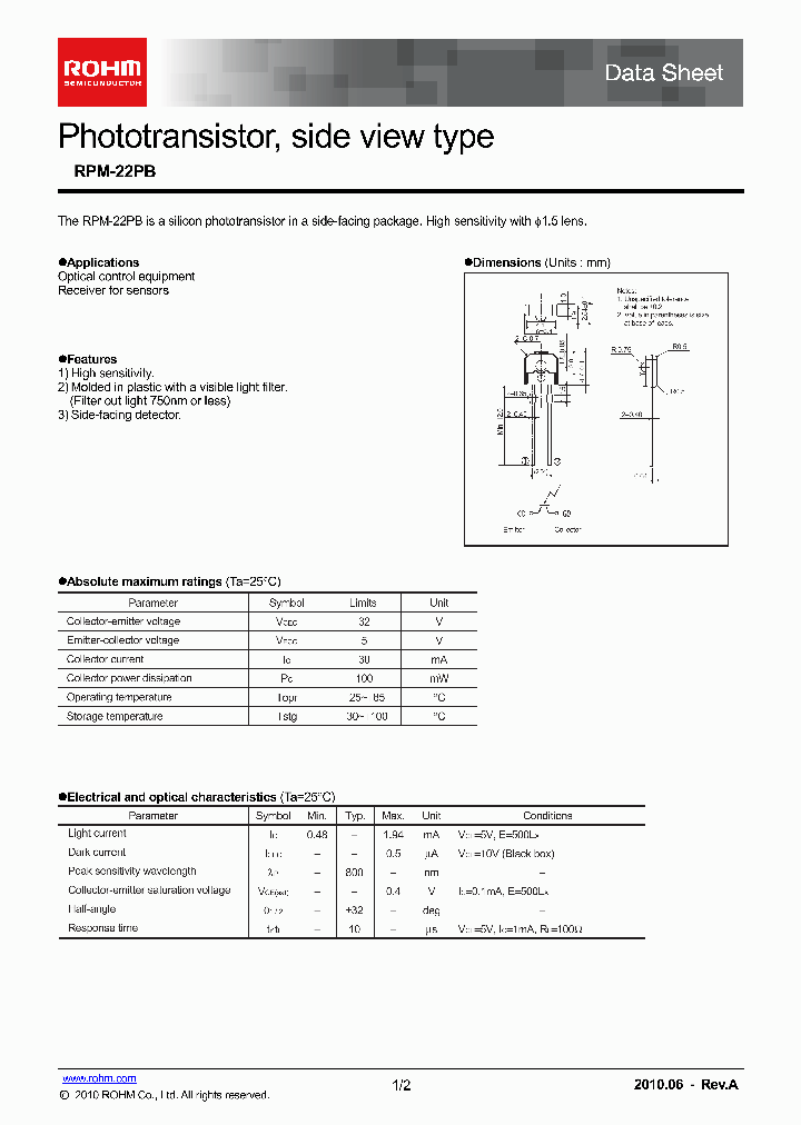 RPM-22PB10_5016599.PDF Datasheet
