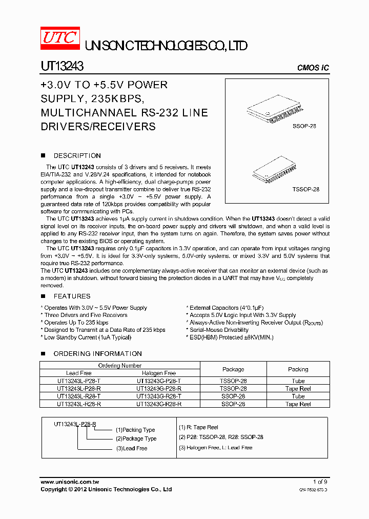 UT13243G-P28-R_5017574.PDF Datasheet