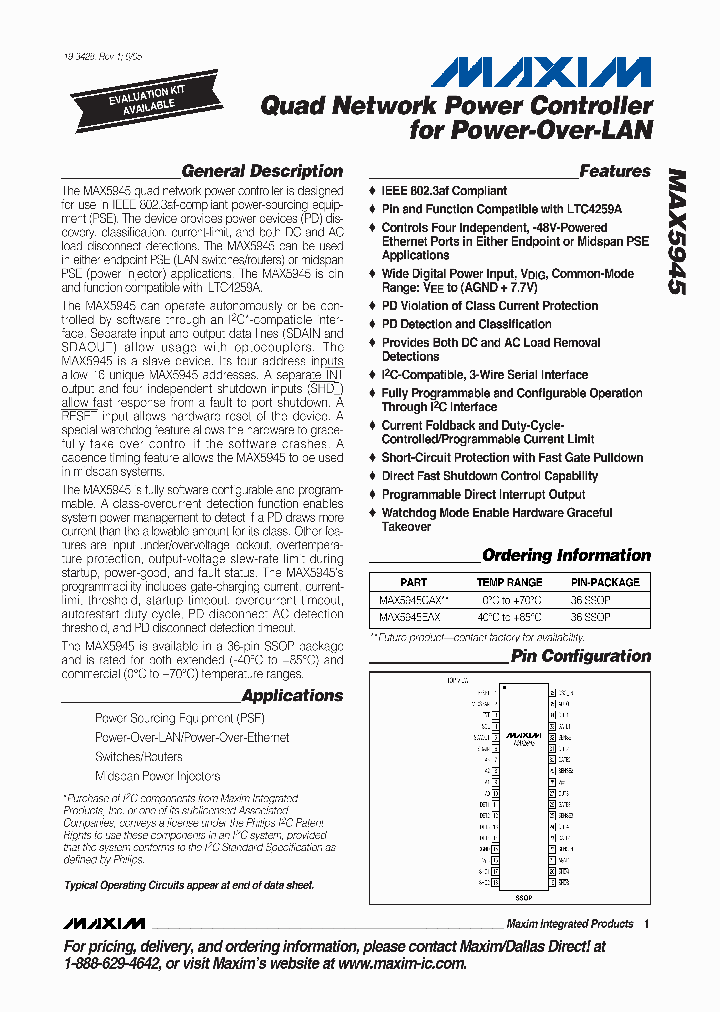 MAX5945CAX-T_5019842.PDF Datasheet