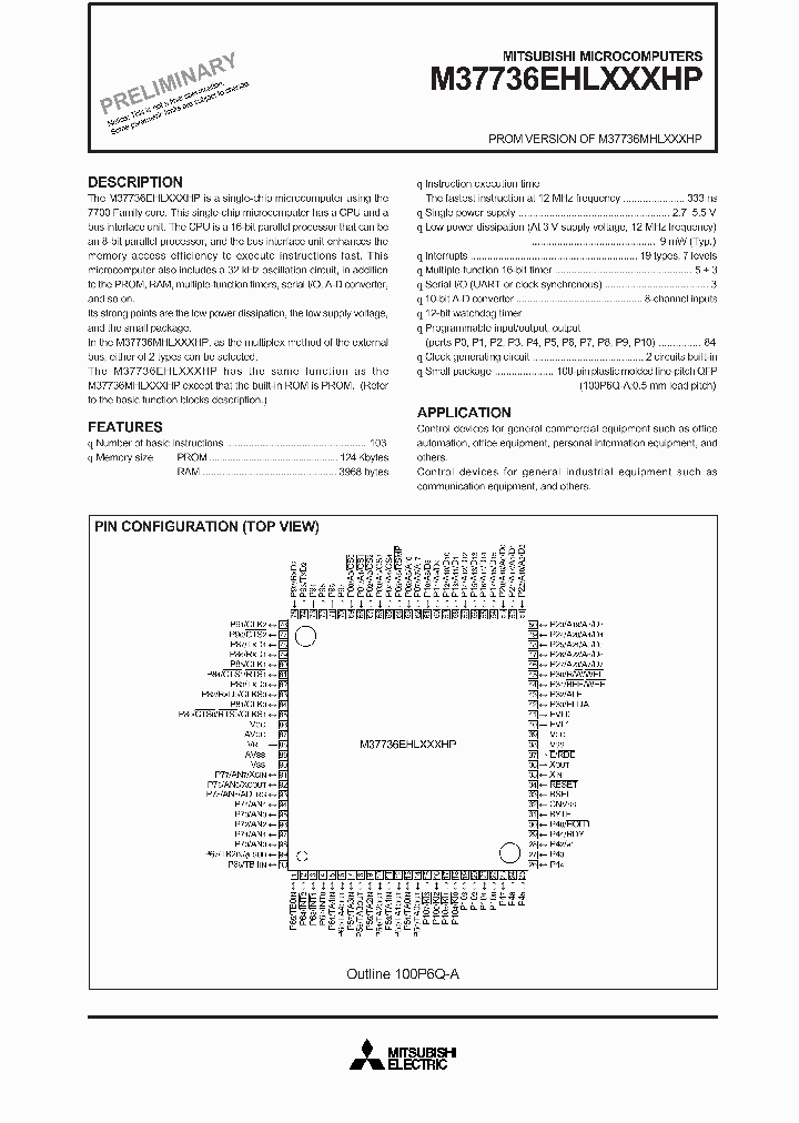M37736EHLXXXHP_5015291.PDF Datasheet