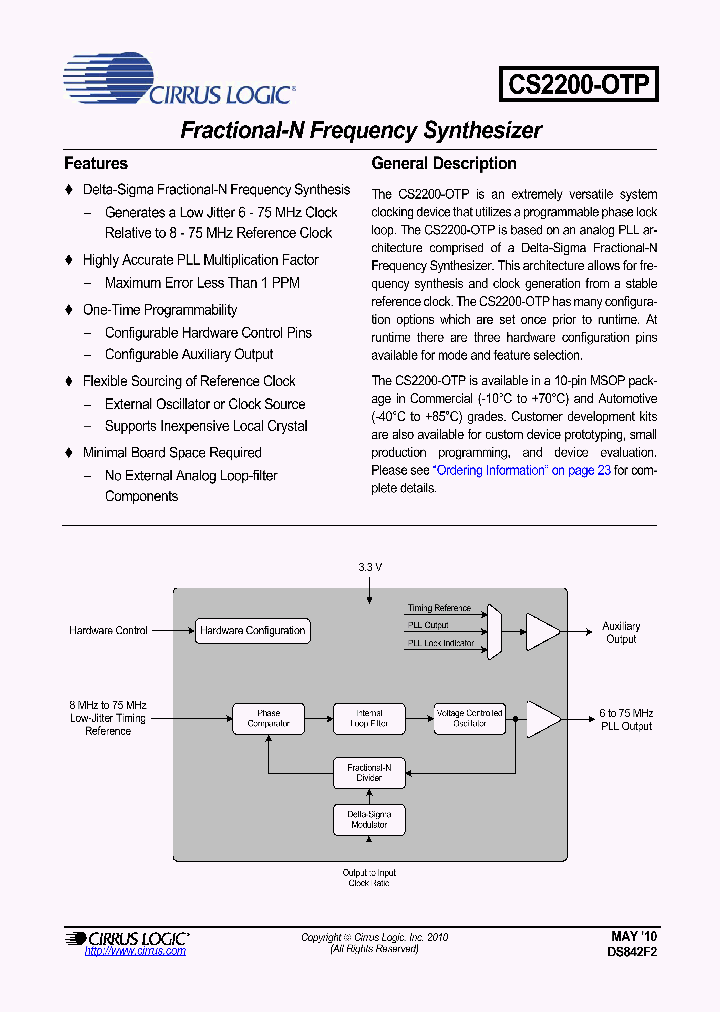 CS2200P-DZZ_5019158.PDF Datasheet
