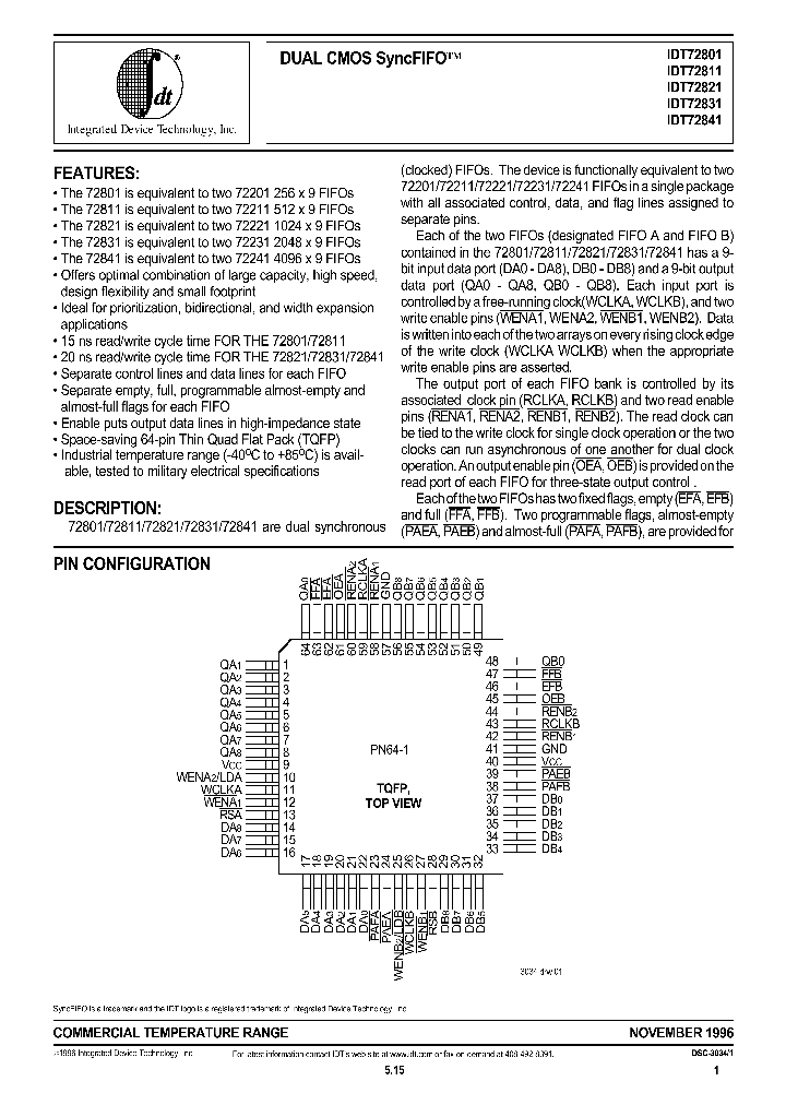 IDT72811L12PF_5023816.PDF Datasheet
