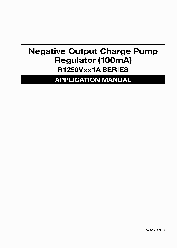 R1250VXX1ASERIES_5015901.PDF Datasheet
