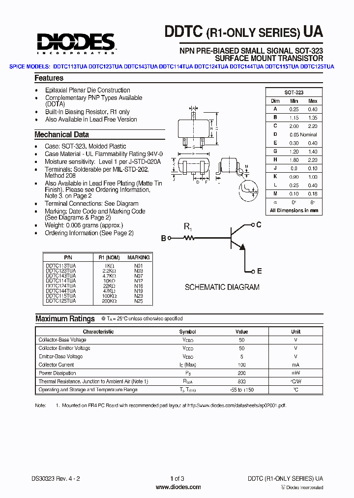 DDTC143TUA_5017234.PDF Datasheet