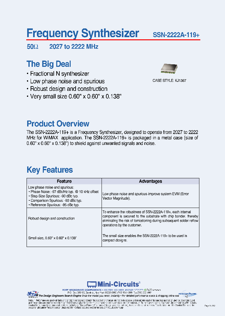 SSN-2222A-119_5024804.PDF Datasheet