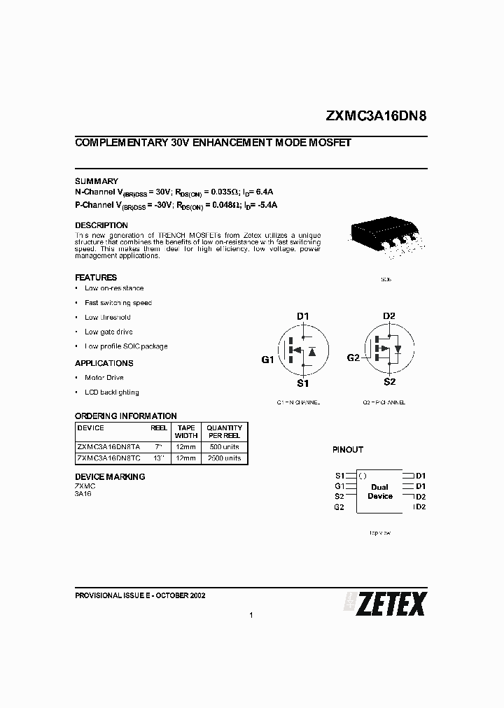 ZXMC3A16DN8_5029443.PDF Datasheet