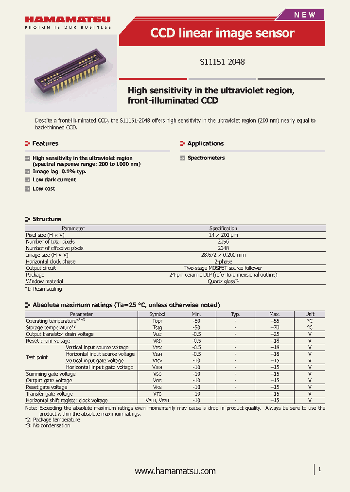 S11151-2048KMPD1119E04_5030327.PDF Datasheet