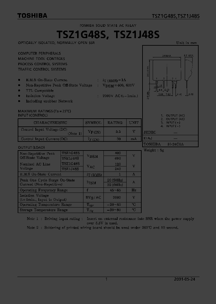 TSZ1G48S_5037192.PDF Datasheet