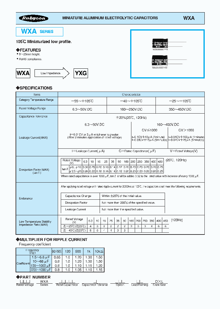 50WXA680M16X16_5040719.PDF Datasheet
