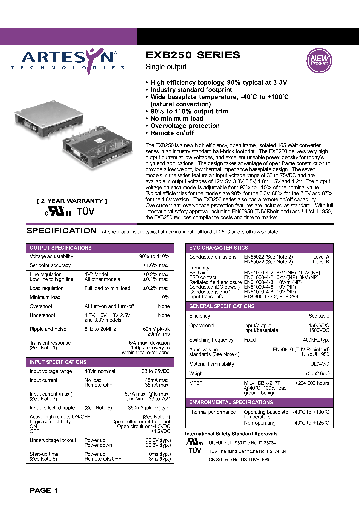 EXB250-48S3V3_5043222.PDF Datasheet
