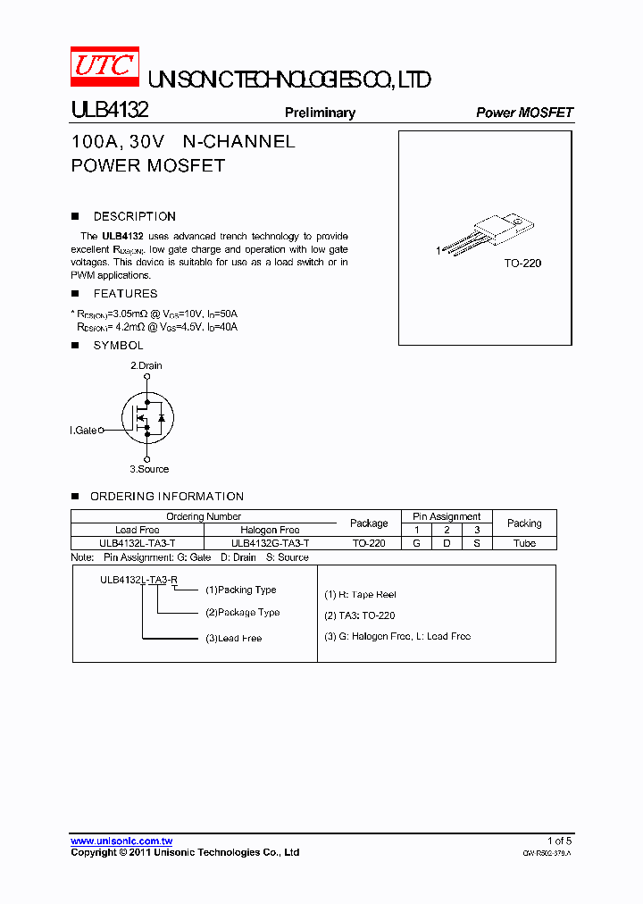 ULB4132G-TA3-T_5044107.PDF Datasheet