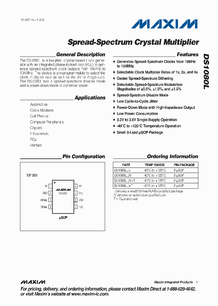 DS1080LUT_5045061.PDF Datasheet