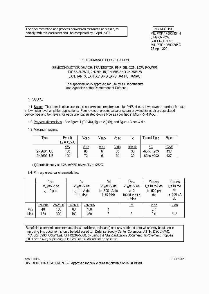 JANTX2N2605_5047288.PDF Datasheet
