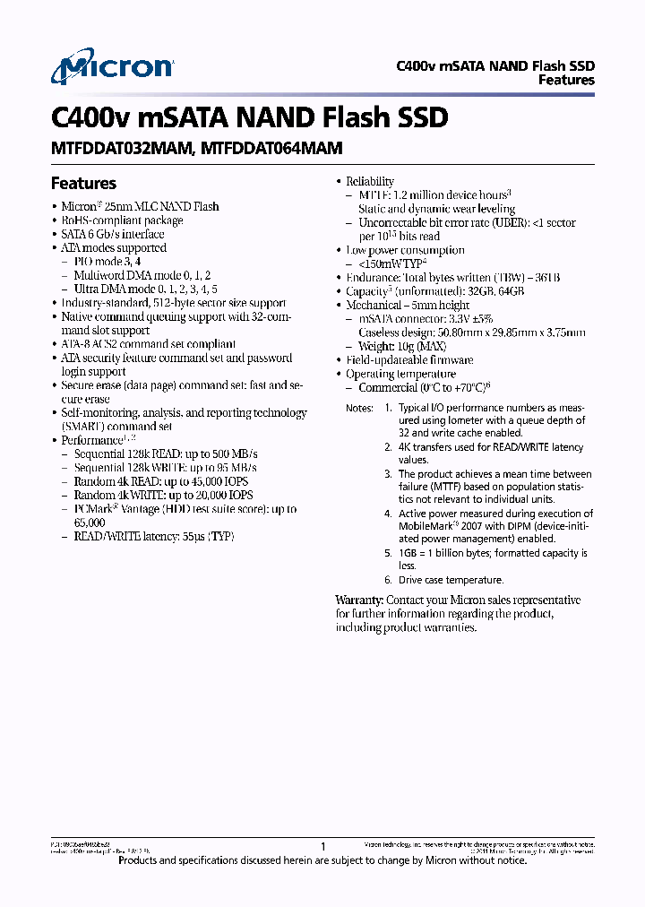 MTFDDAT032MAM-1J11AAES_5047472.PDF Datasheet