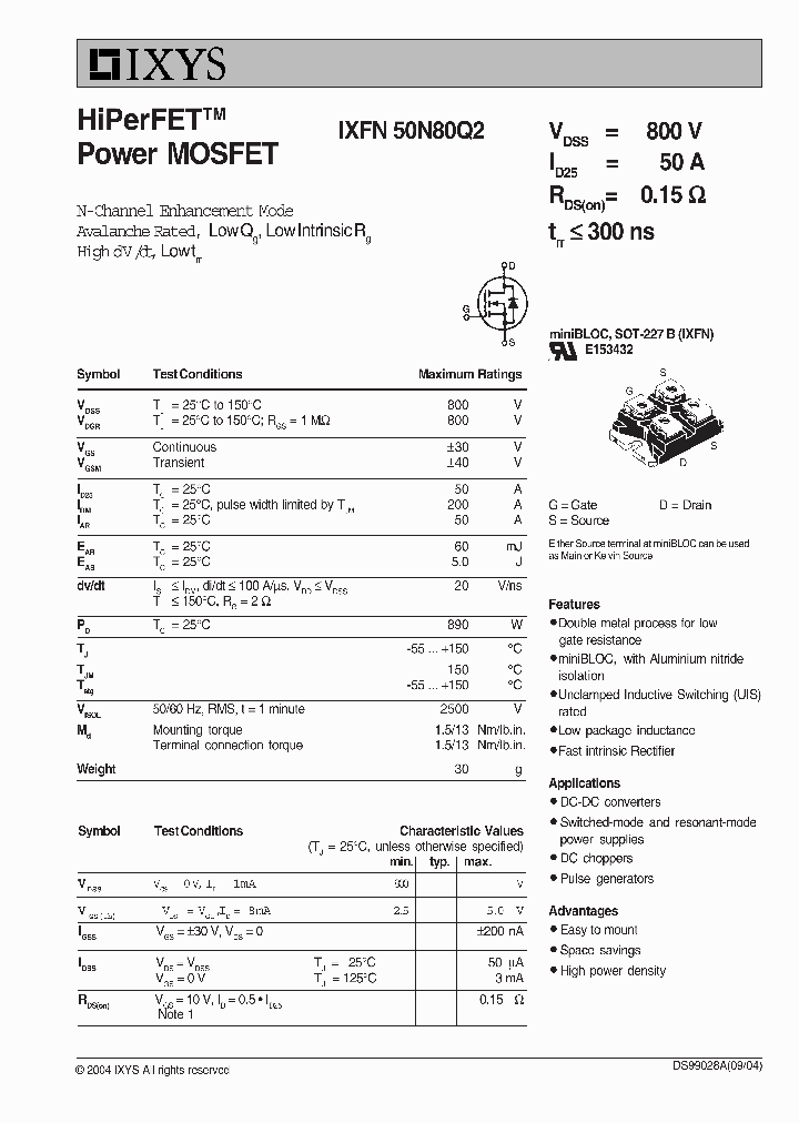 IXFN50N80Q2_5048150.PDF Datasheet