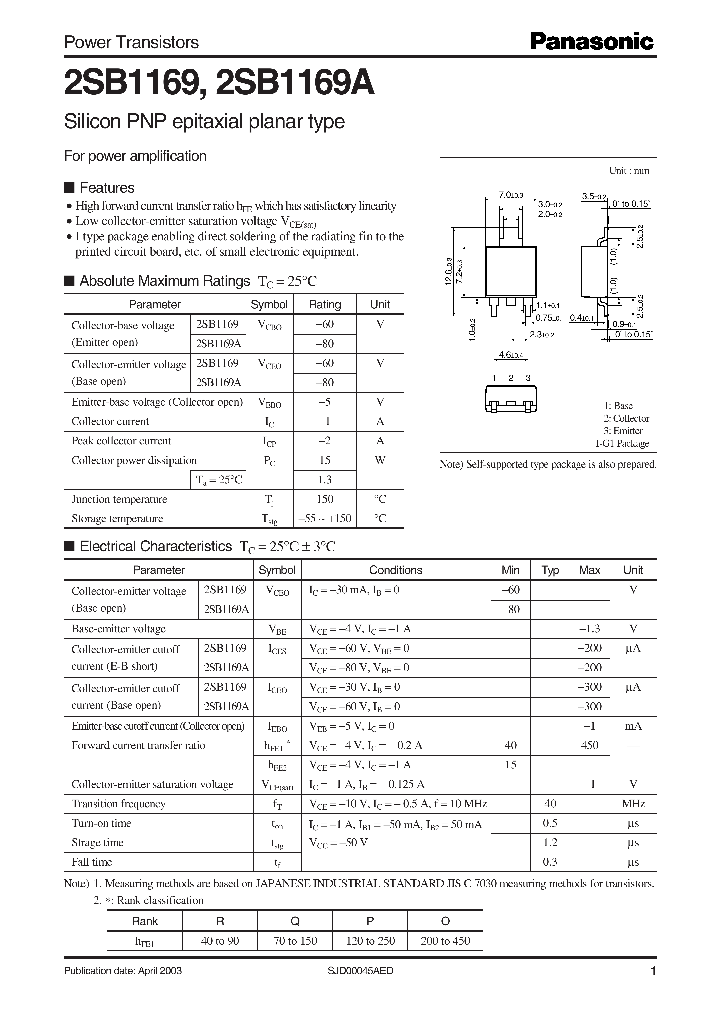 2SB1169A_5049729.PDF Datasheet