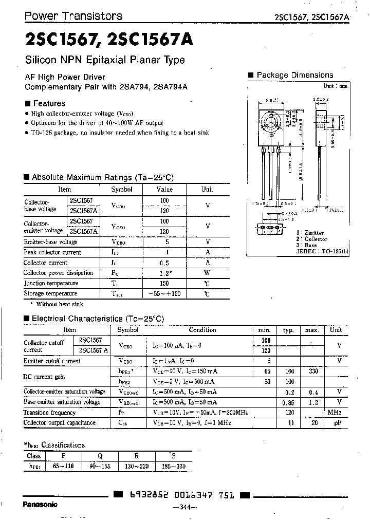 2SC1567P_5052707.PDF Datasheet