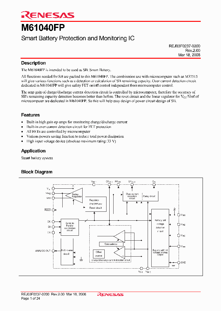 M61040FP_5056486.PDF Datasheet
