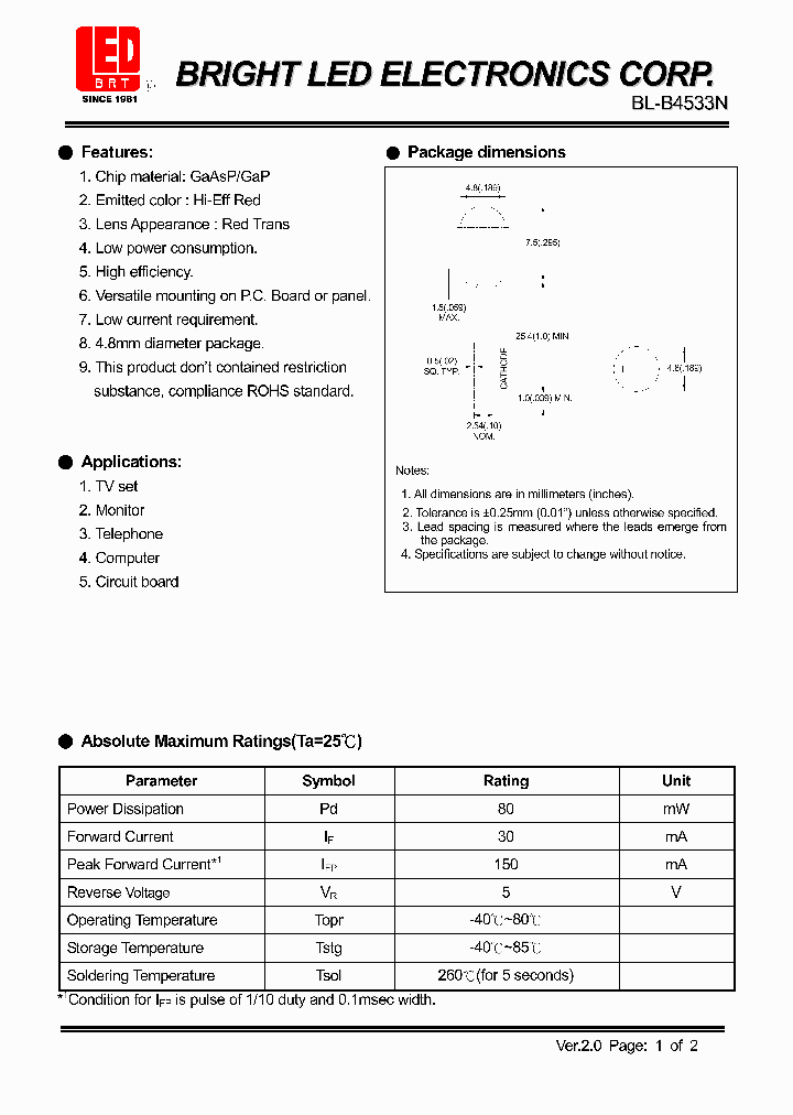 BL-B4533N_5057963.PDF Datasheet