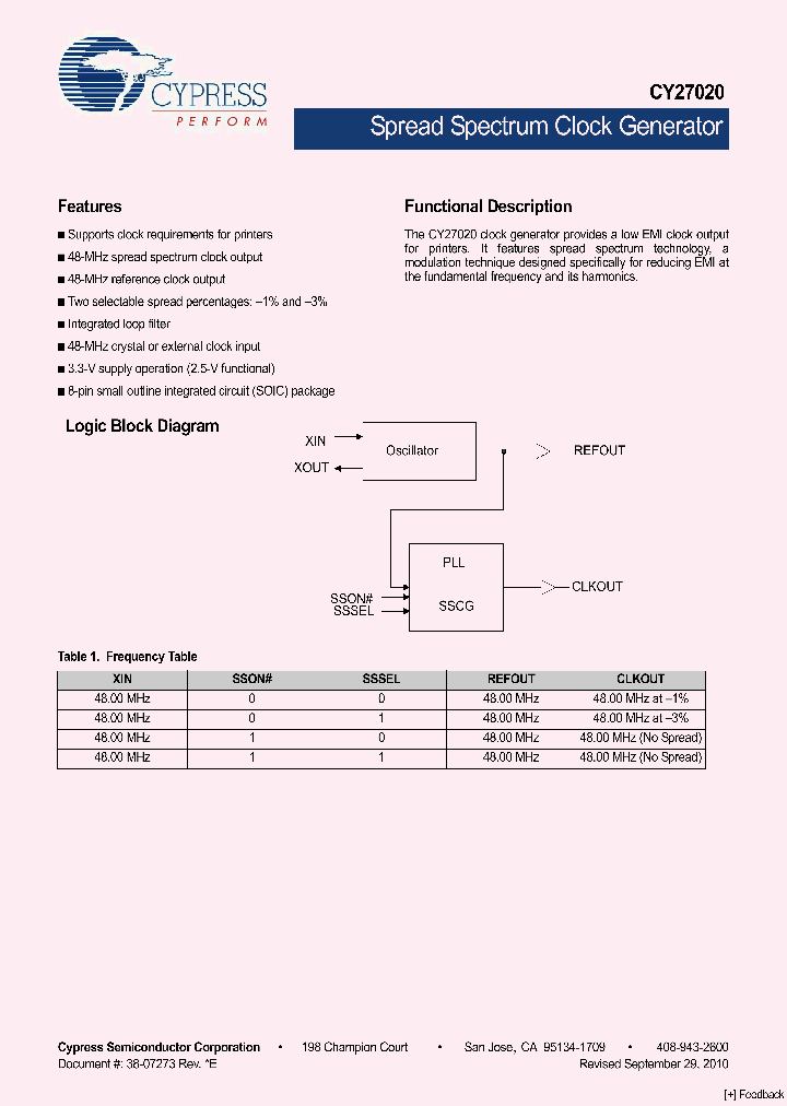 CY27020SXC_5055835.PDF Datasheet