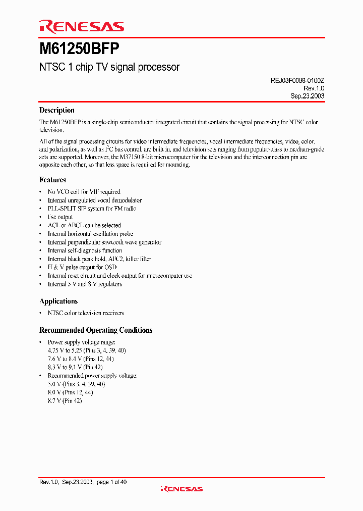 M61250BFP_5058525.PDF Datasheet