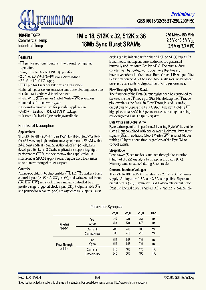 GS816018B_5060071.PDF Datasheet