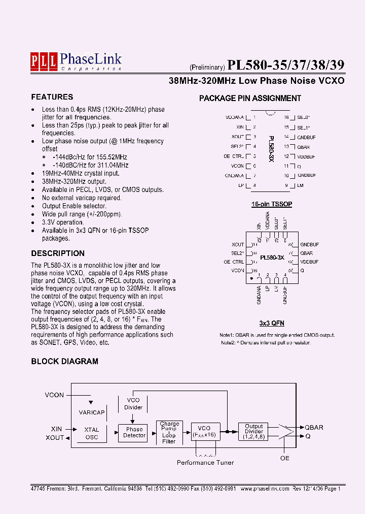 PL580-37QCL-R_5063582.PDF Datasheet