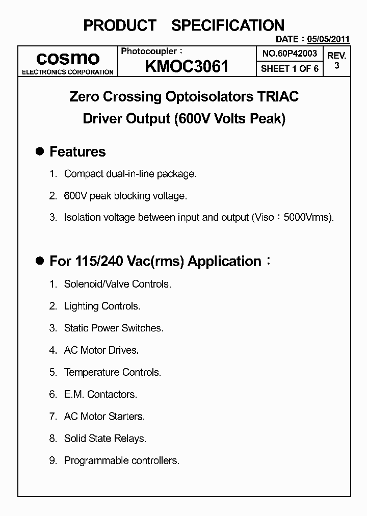 KMOC306111_5063248.PDF Datasheet