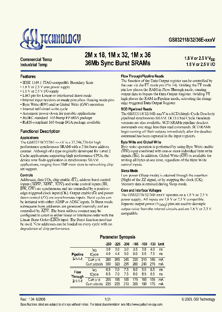 GS832136E-250IV_5066123.PDF Datasheet