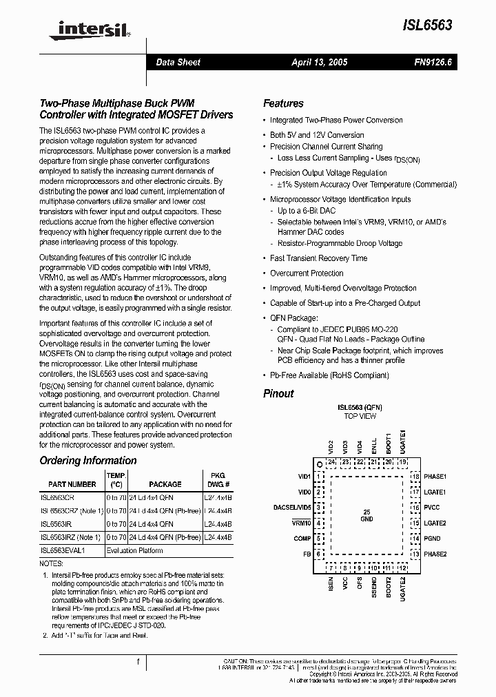 ISL6563CR_5069560.PDF Datasheet