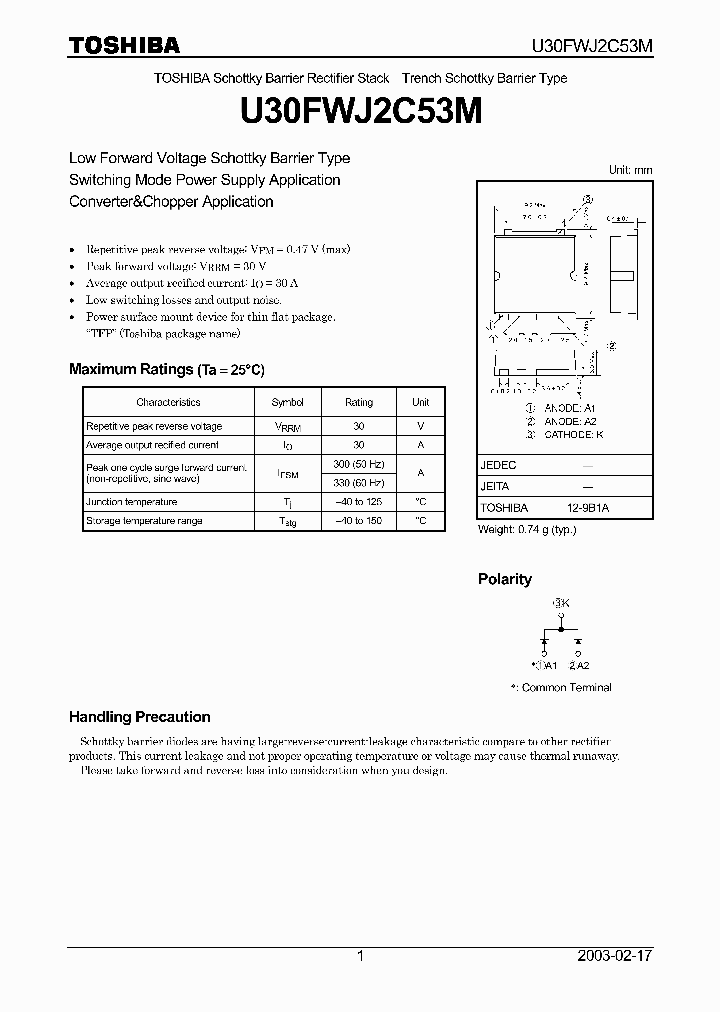 U30FWJ2C53M_5069525.PDF Datasheet