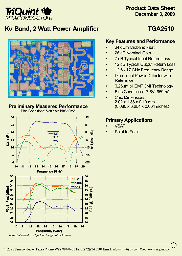 TGA2510_5072771.PDF Datasheet
