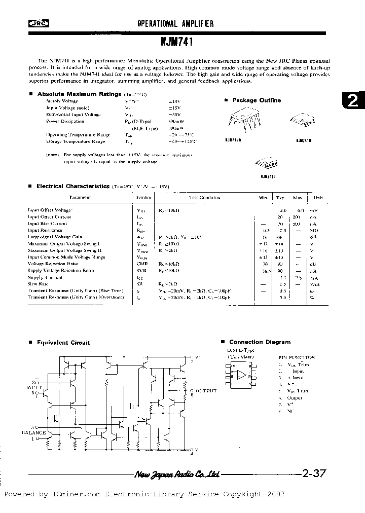 NJM741T_5076229.PDF Datasheet