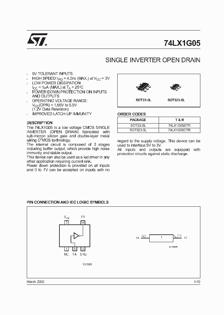 74LX1G05STR_5076818.PDF Datasheet