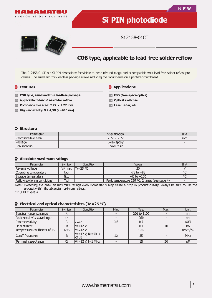 S12158-01CTKPIN1084E01_5076349.PDF Datasheet