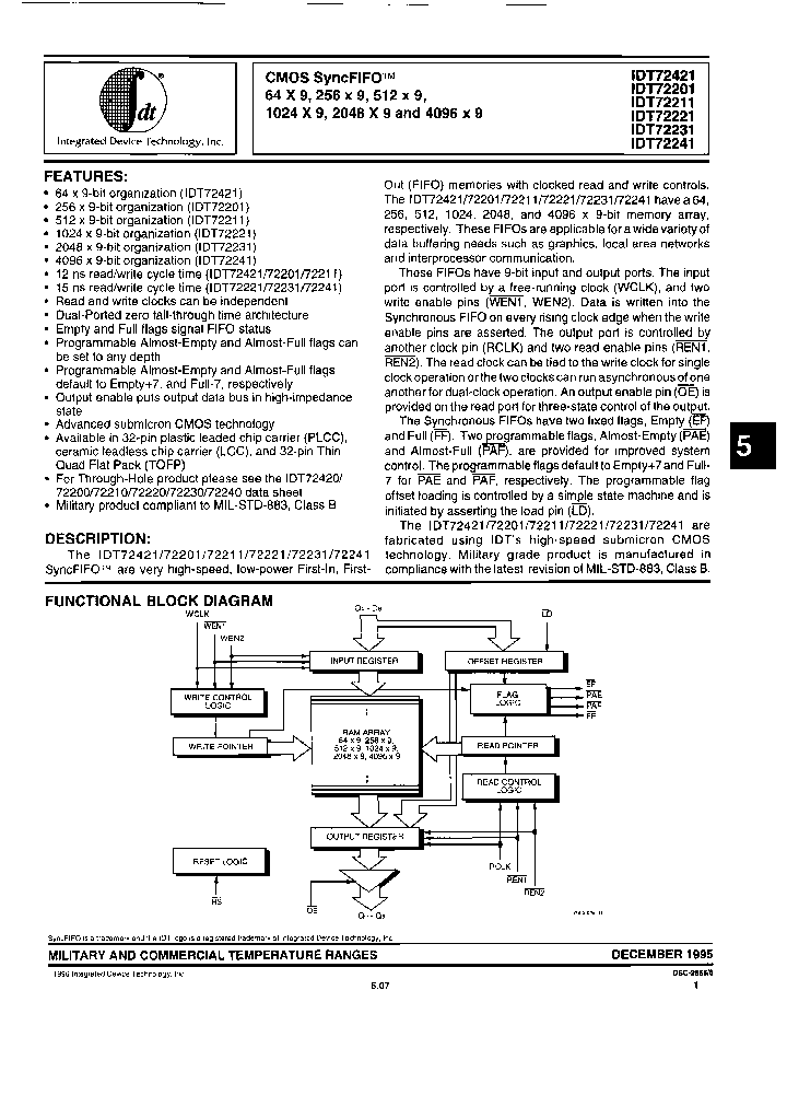 IDT72211L12J_5076467.PDF Datasheet