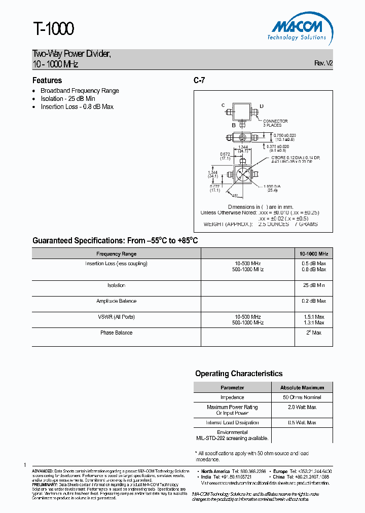 T-1000_5078757.PDF Datasheet