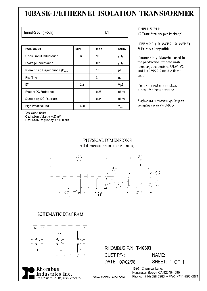 T-10149_5078766.PDF Datasheet