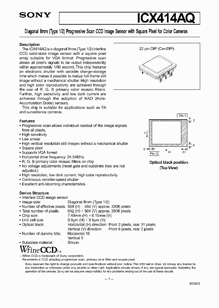 ICX414AQ_5081467.PDF Datasheet