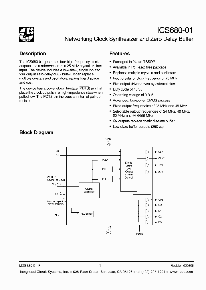 ICS680G-01T_5082709.PDF Datasheet